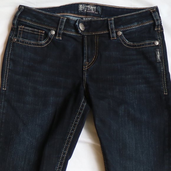Silver Tuesday Mid Skinny Jeans - Picture 1 of 4